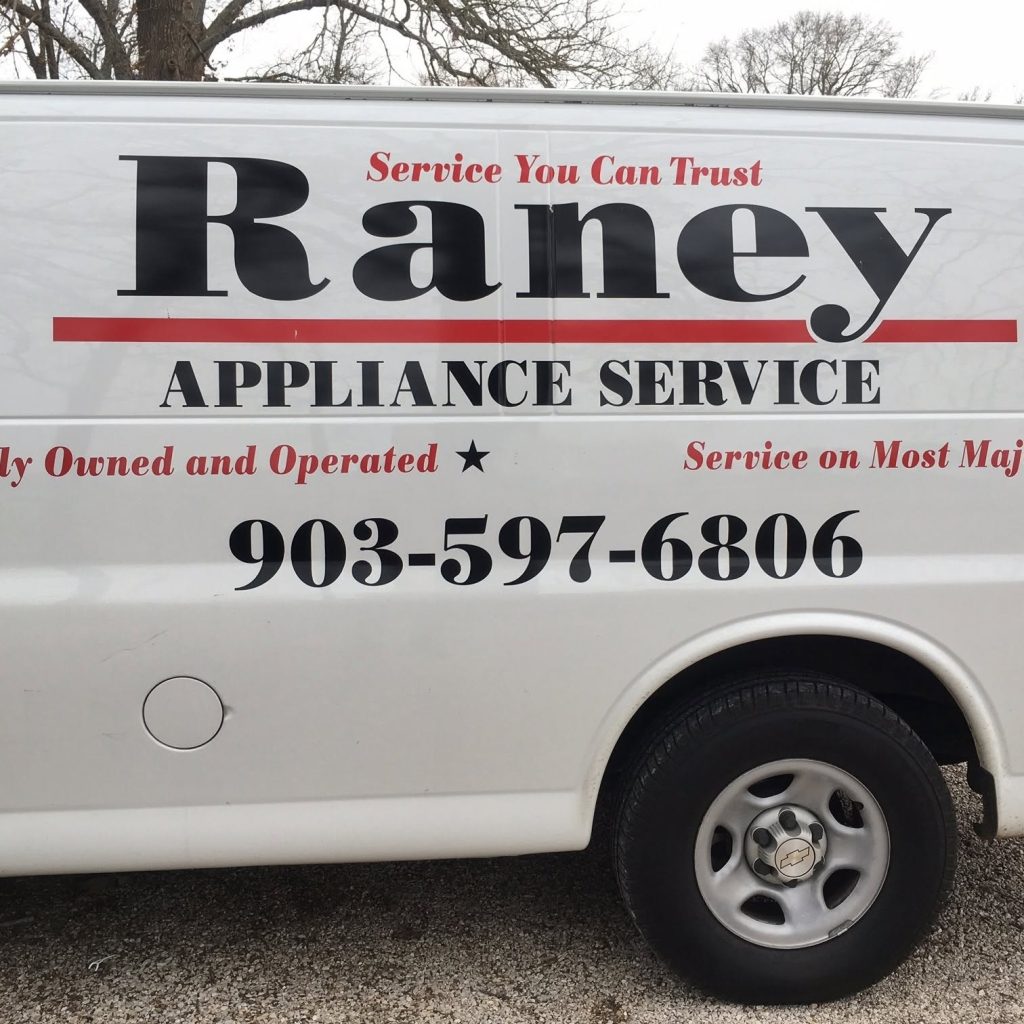 Raney Appliance Repair van